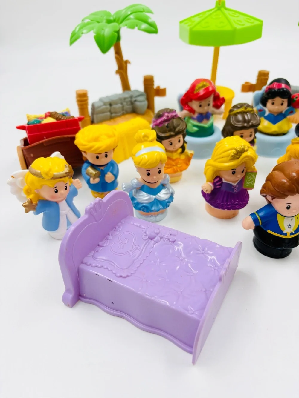 Fisher Price Little People Toy Lot Bundle Disney Princess Nativity Set Pieces
